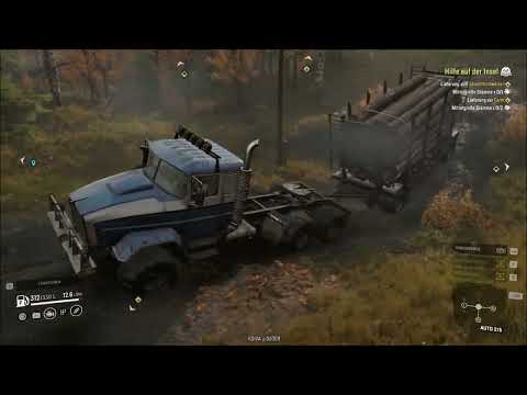 SnowRunner E128 das Holz abgeben -deutsches let´s play