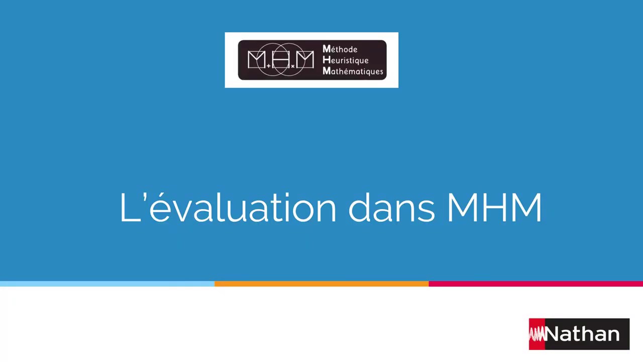 L’évaluation dans MHM