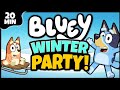 ❄️ Bluey Winter Brain Break Party ❄️ Freeze Dance ❄️ Just Dance ❄️ Bluey Fun