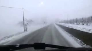 preview picture of video 'È arrivata la neve: nel video di Armando la situazione a Carrosio'