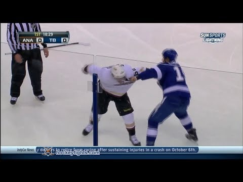 Patrick Maroon vs B.J. Crombeen