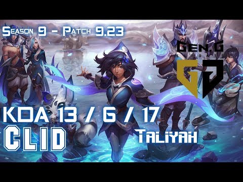 Gen Clid TALIYAH vs JARVAN IV Jungle - Patch 9.23 KR Ranked