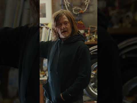 Norman Reedus Picks Up His New Motorcycle | #Shorts