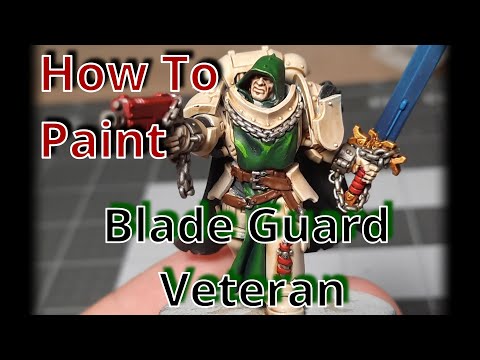 How To Paint Bone Armor on a DeathWing Blade Guard Veteran