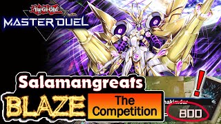 EPIC Comeback and intense duels! Taking My Salamangreat deck to Plat! [Yugioh Master Duel]
