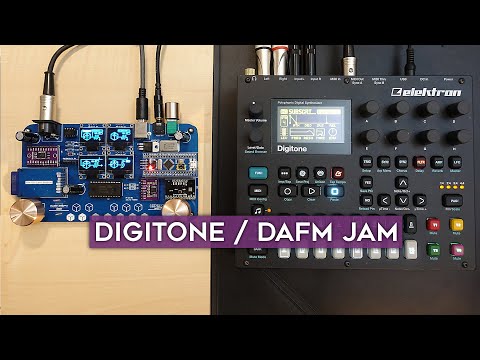 Piano improvisation in FM 85 BPM (Digitone, Reface CP, DAFM DIY)