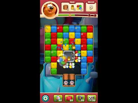 Toon Blast Level 8094 - NO BOOSTERS 🐻🐺🐱 | SKILLGAMING ✔️