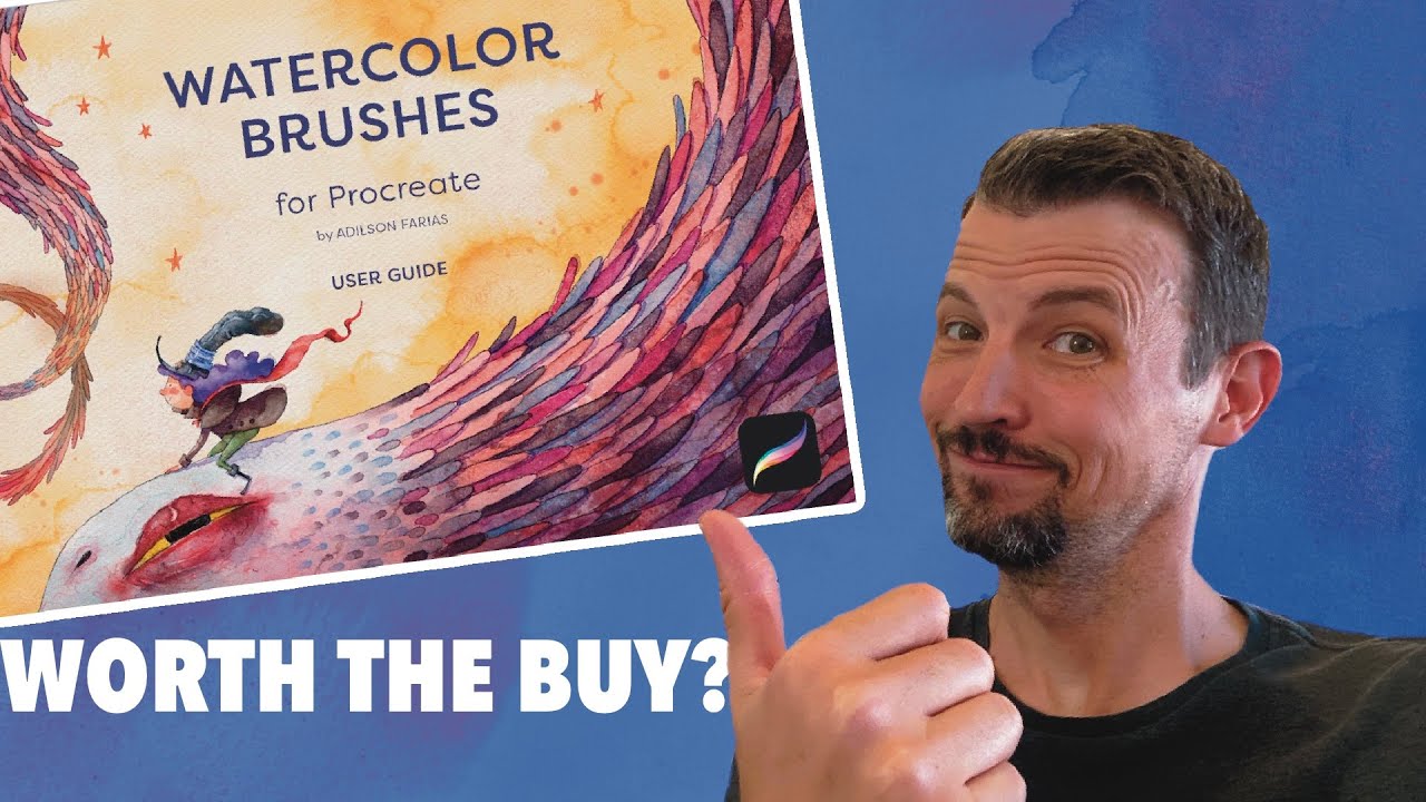 Reviewing the Adilson Farias Watercolor pack for procreate. Should you Buy it?