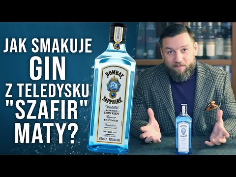 Bombay Sapphire - gin z teledysku "Szafir" Maty! London Dry Gin na 10 botanikaliach w znanej butelce