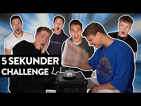5 SEKUNDERS CHALLENGE!! - MED GUTTERNE