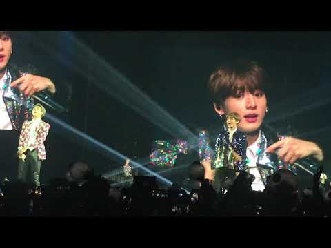 BTS - Boyz With Fun, Attack on Bangtan and Fire live Love Yourself Tour in London 09/10/18