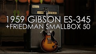 Video thumbnail for "Pick of the Day" - 1959 Gibson ES-345 and Friedman Smallbox 50 by Emerald City Guitars