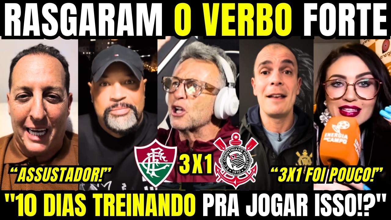 🚨 OLHA O QUE ELES FALARAM DO VEXAME DO CORINTHIANS "TEM QUE PEDIR DESCULPAS PRA TORCIDA!"