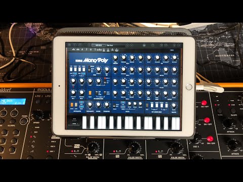 Korg iMono/Poly Synthesizer - Let’s Play This Korg Classic - iPad Demo
