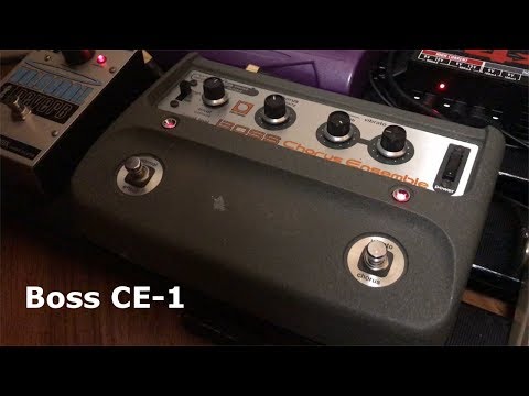 Boss CE-1: Preamp Demo (John Frusciante Tone)