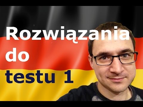 NIemiecki w parę minut - rozwiązania do testu 1 - gerlic.pl