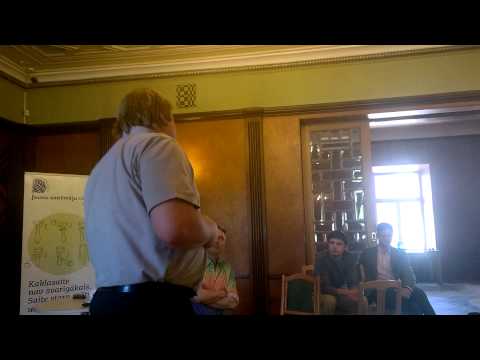 Martin Padar's pitching presentation at Creative Business Cup