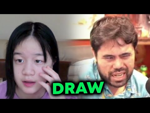 13 Year Old Alice Lee Makes A Draw Against Hikaru Nakamura