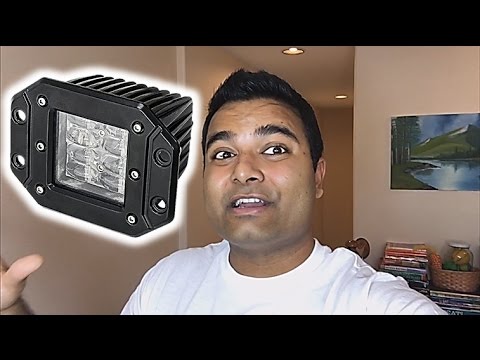 BEST FLUSH MOUNT LED WORK LIGHT!!  (TRUCK UPDATE)