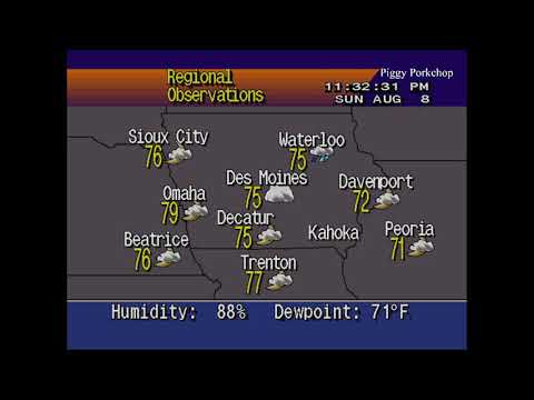 EAS Tornado Warning Fort Dodge Area (Webster County, Iowa) Tornado On The Ground! NOAA Weather Radio