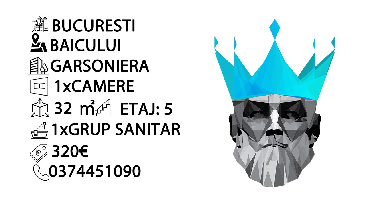 Tur video Baicului | Garsoniera | Prima Inchiriere | Renovata Complet | Masina Vase