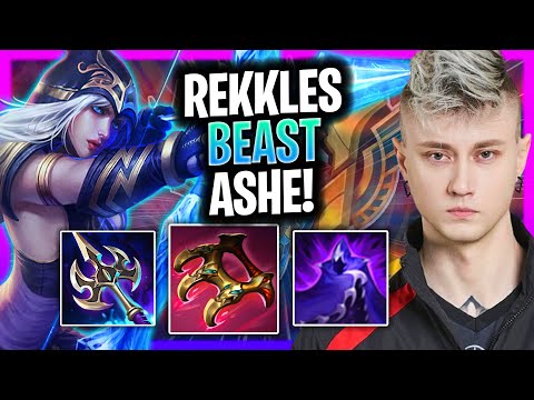REKKLES IS A BEAST WITH ASHE IN EUW SERVER! | T1 Rekkles Plays Ashe Support vs Janna!  Season 2024