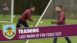 TRAINING | Lads Warm Up For Foxes Test