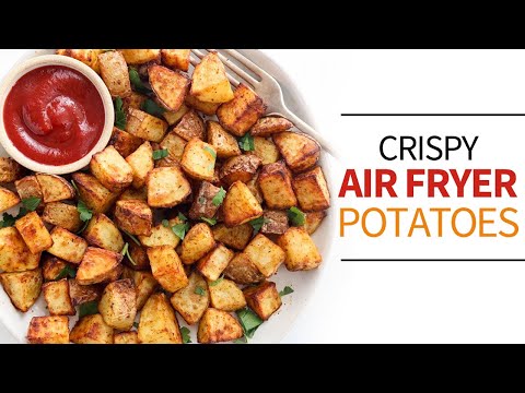 Air Fryer Potatoes | fast, easy, and crispy roasted potatoes!