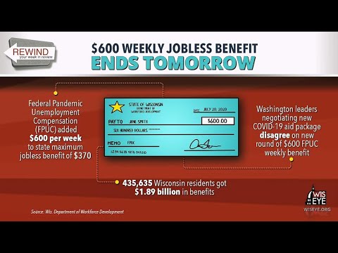 WisEye Morning Minute: $600 Weekly Jobless Benefit Ends