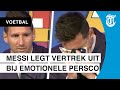 Messi barst in tranen uit bij persconferentie