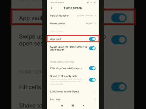 turn off app vault how to turn off app vault ln redmi #shorts #youtubeshorts