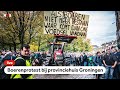 LIVE: Boeren demonstreren bij provinciehuis Groningen