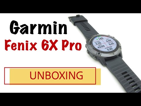 Išmanusis laikrodis Garmin fenix 6X Pro, Juodas su juodos spalvos silikoniniu dirželiu video
