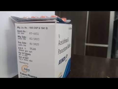 Aceclofenac Paracetamol Tablets