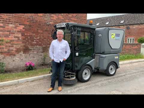 Kärcher MIC 35 Mini Road Sweeper Demonstration