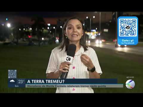 Tremor de terra na cidade de Monte  Carmelo Carmelo MG 