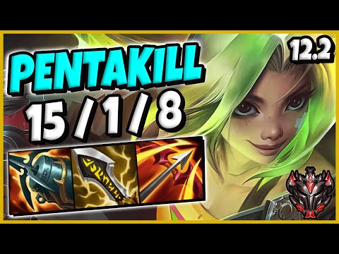 Zeri vs Jhin ADC / EUW Grandmaster/ Patch 12.2 / Season 12 [ 15 / 1 / 8 ] ✅