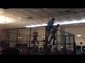 Steve Madison And Mike Sullivan Battle The Dirty Blondes At The Top Of The Steel Cage