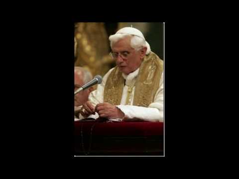 Santo Terço em Latim na voz do Papa Bento XVI - Misterios Gloriosos