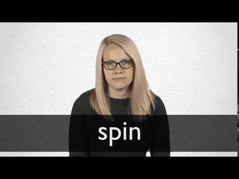 Spin definition and meaning | Collins English Dictionary