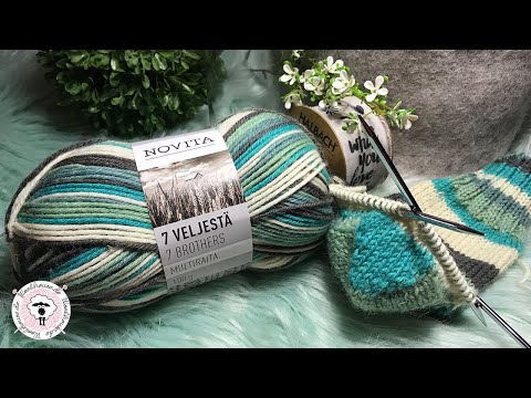 Knitting a heart heel / Knitting pattern for heels - knitting socks / Woolhouse.de
