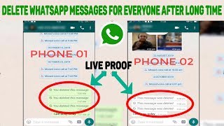 How to Delete Whatsapp Messages for Everyone After Long Time