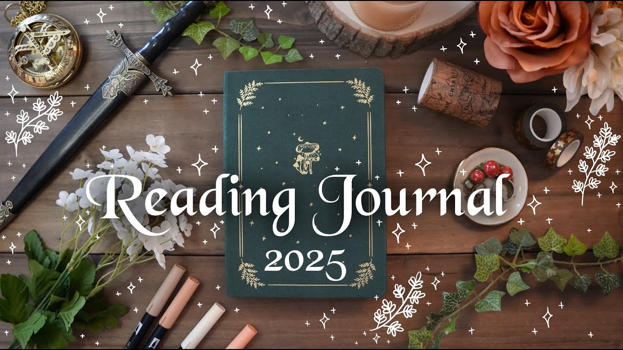 2025 reading journal set up 🍄