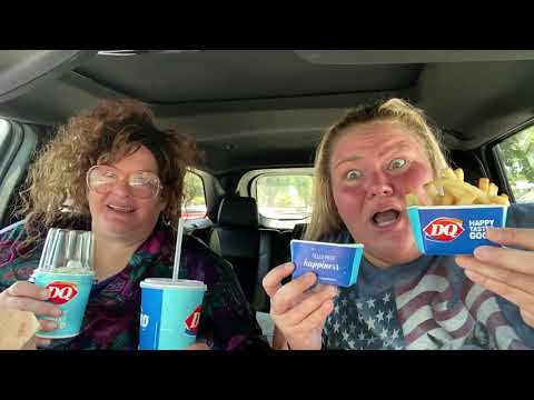 Dairy Queen Mukbang (Tammy & Crystal)