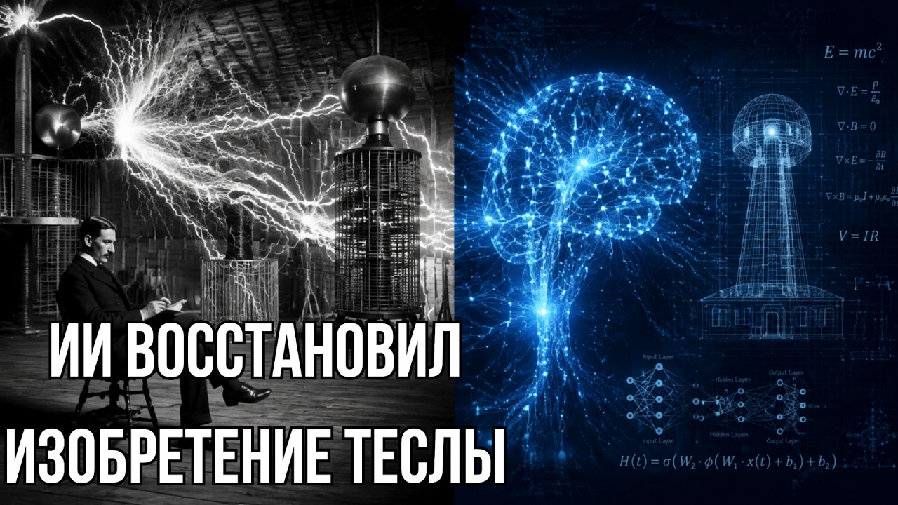 ИИ восстановил засекреченные чертежи Теслы