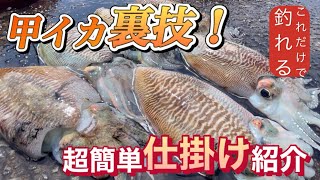 コウイカ裏技⁉️簡単仕掛けで爆釣‼️コウイカシーズン突入‼️コウイカ釣り