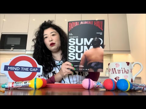 ファッションビジネス学科 【大相撲ロンドン公演🇬🇧】特別席観戦(ボックス席)の感想！最終日出待ちで力士達とセルフィー！力士のロンドン観光を、お馴染みMIND THE GAPカードゲームで解説！現地のロンドンの人たちの感想！