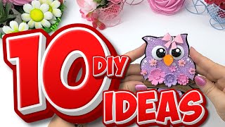 Top 10 DIY Craft Ideas 2025 ✨ Handmade Gifts & Stunning Home Decor You Must Try!