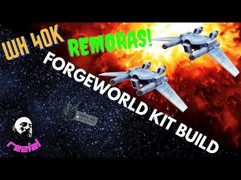 Warhammer 40k Tau Remora build and review, plus my thoughts on Forgeworld kits