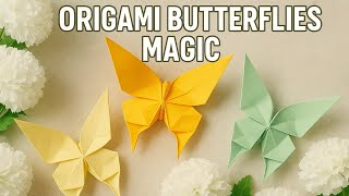 You Won’t Believe This Butterfly Is Just Paper — It Looks SO Real! 🦋📝✂️#viralvideo #Butterfly